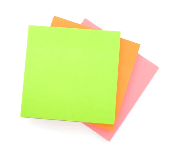 Stack of blank post-it notes — Stock Photo, Image