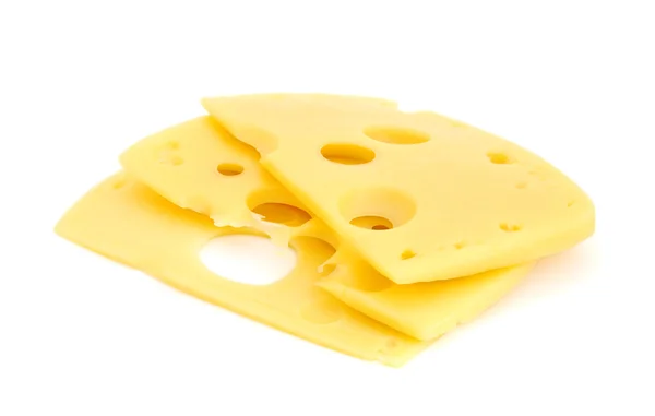 Fatias de queijo — Fotografia de Stock