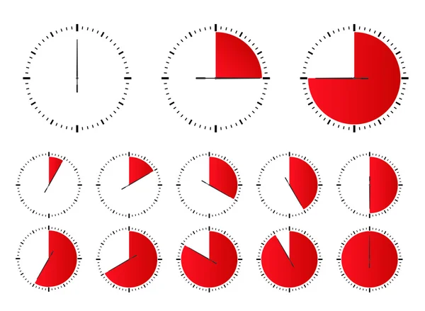 Vector Timers — Stockvector