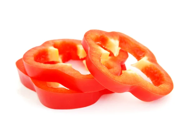 stock image Red Bell Pepper Slices