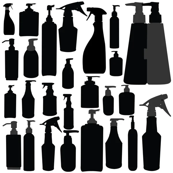 Botellas con bomba - vectores — Archivo Imágenes Vectoriales