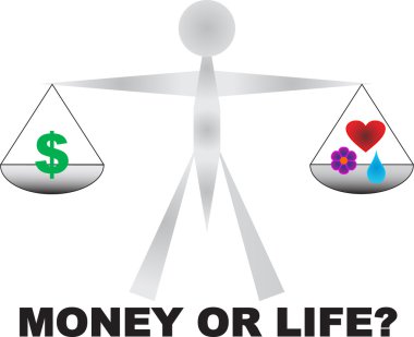 Money or Life? clipart