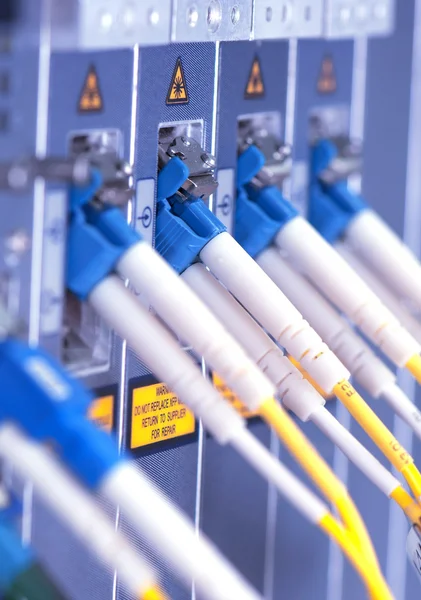 stock image Fiber optics closeup