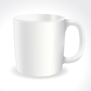 Tea or coffee cup with text space clipart