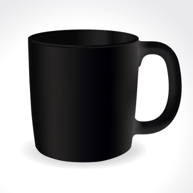 Tea or coffee cup with text space clipart