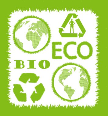 Ecology vector sign clipart