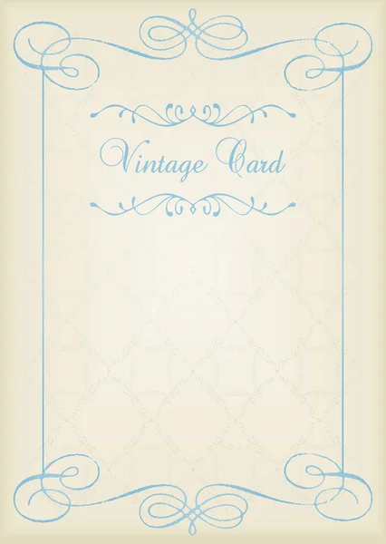 Διακοσμητικό πλαίσιο vintage φορέα για την κάλυψη ή κάρτα ιστορικό βιβλίο — Διανυσματικό Αρχείο