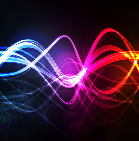 Симпатичные светящиеся неоновые огни
