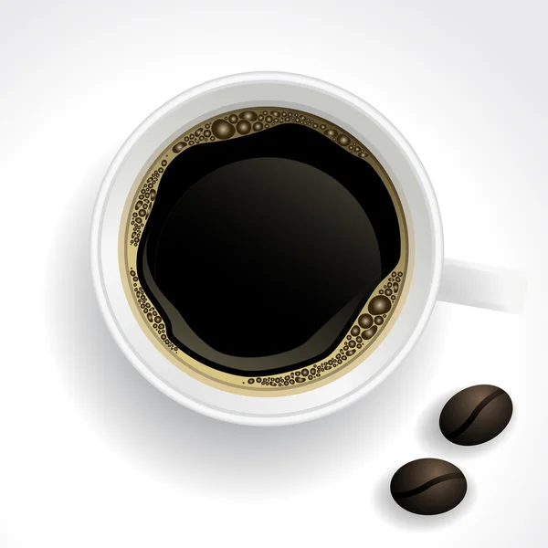 咖啡杯病媒 — 图库矢量图片