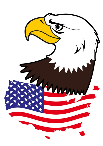 美国的秃头鹰 — 图库矢量图片