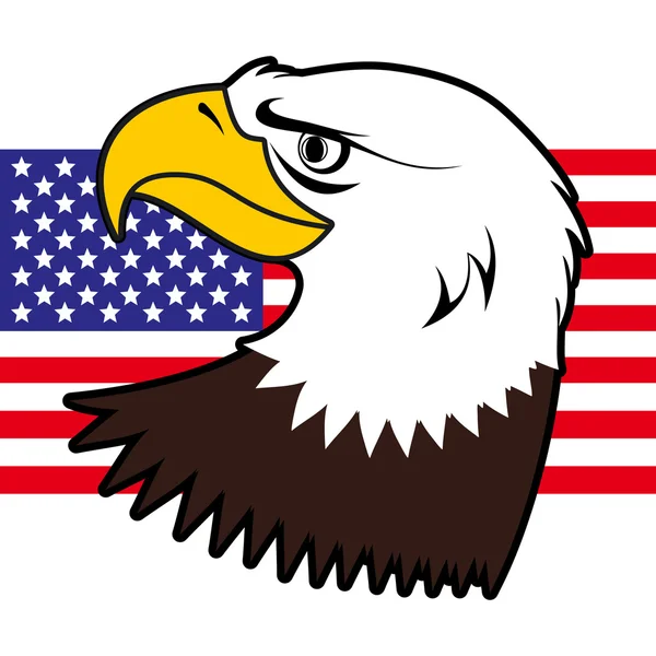 Αμερικανική φαλακρός αετός — Διανυσματικό Αρχείο