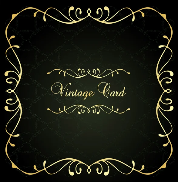 Fondo vintage dorado de lujo — Archivo Imágenes Vectoriales