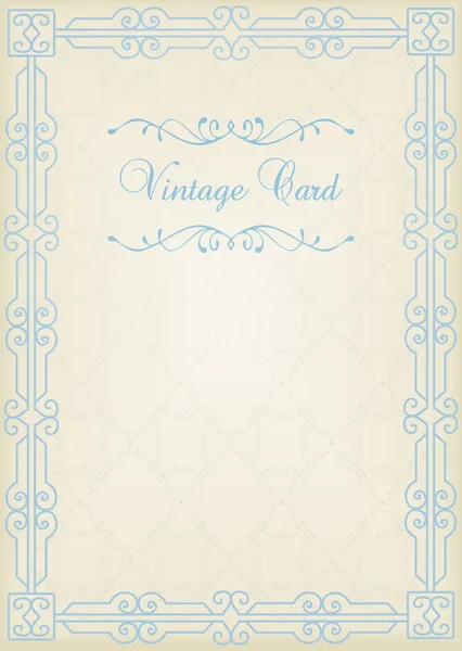 Vintage vector decorative book cover or card background — Stock Vector