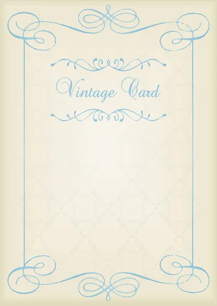 Kitap kapağı veya kartı arka plan için vintage vektör dekoratif çerçeve — Stok Vektör