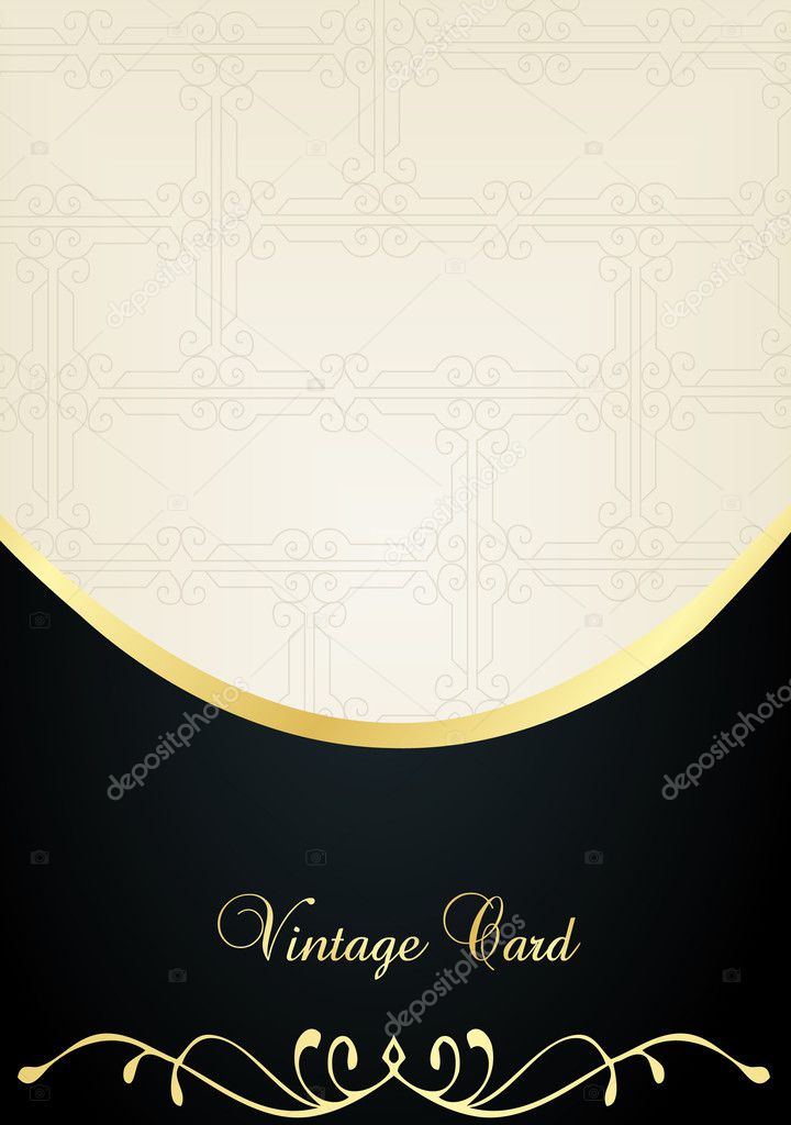 Vintage vector background book cover