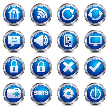 Web Site & Internet Icons - SET TWO clipart