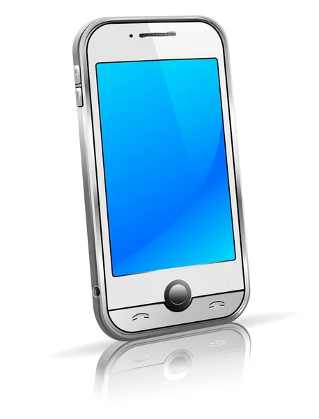 Slimme mobiele telefoon cel 3d — Stockvector