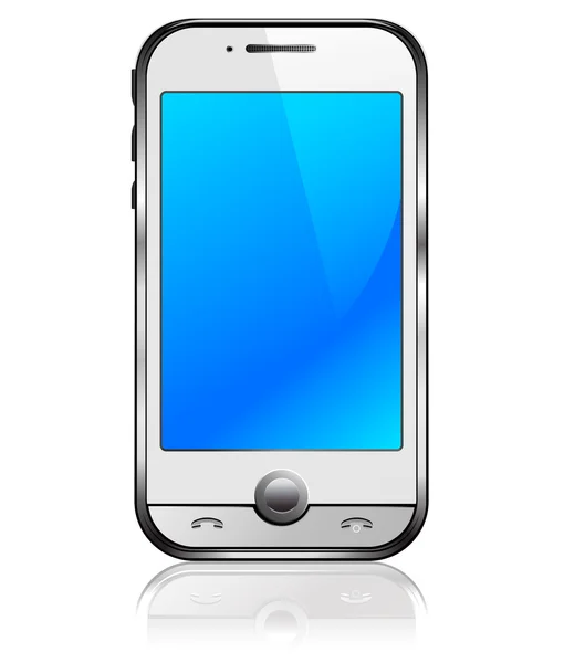 Téléphone portable intelligent cellulaire — Image vectorielle