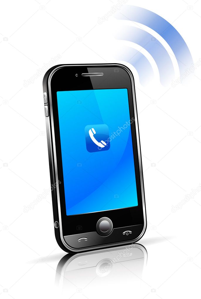 Cell Smart Mobile Phone 3D Connection