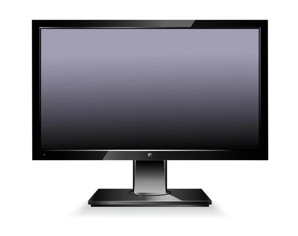 Płaski ekran komputera — Wektor stockowy