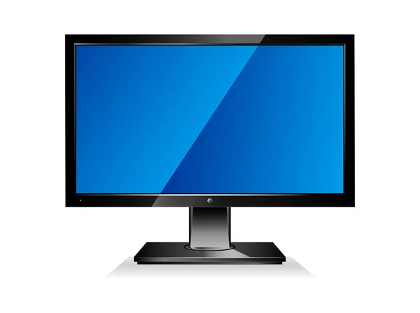 Computer Flat Screen — Stock Vector