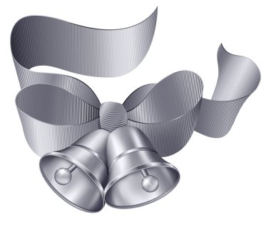 Silver Wedding Bells clipart