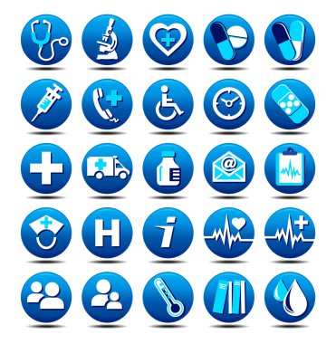 Health Care icons clipart