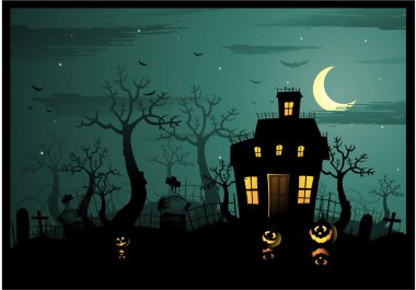 Halloween background clipart