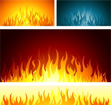 Fire background clipart