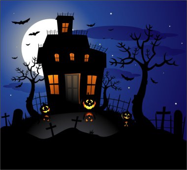 Halloween background clipart