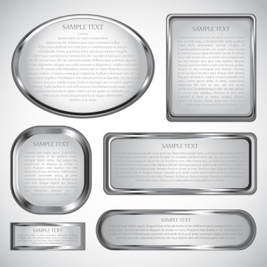 Silver frame clipart