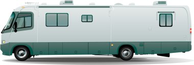 Motorhome vehicule clipart