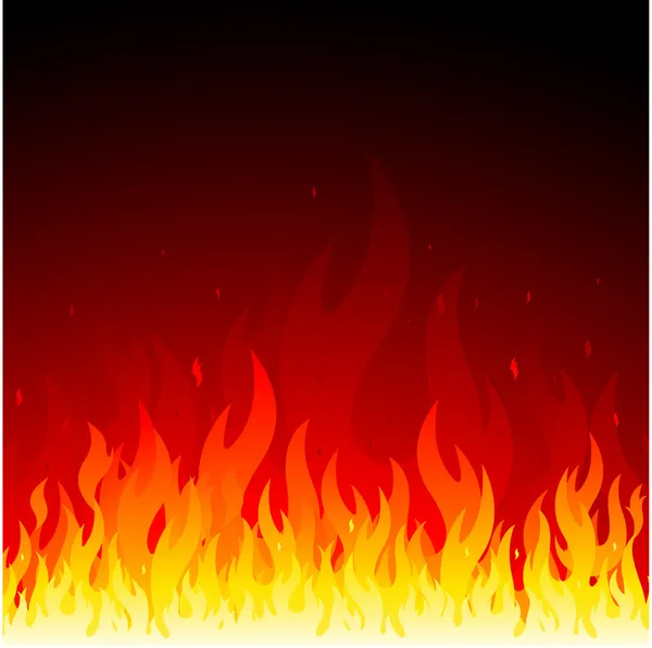 Fondo fuoco — Vettoriale Stock