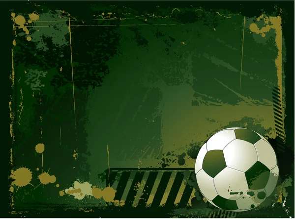 Conception de football Grunge — Image vectorielle