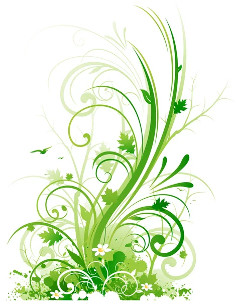 Nature floral ornament — Stock Vector