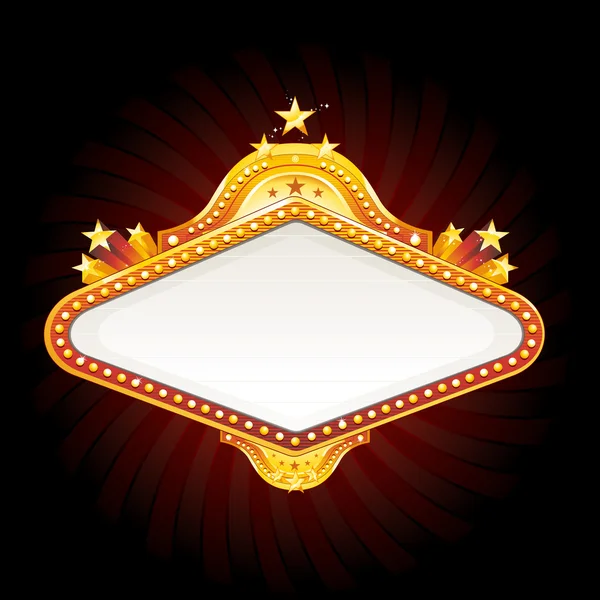 Panneau Casino — Image vectorielle