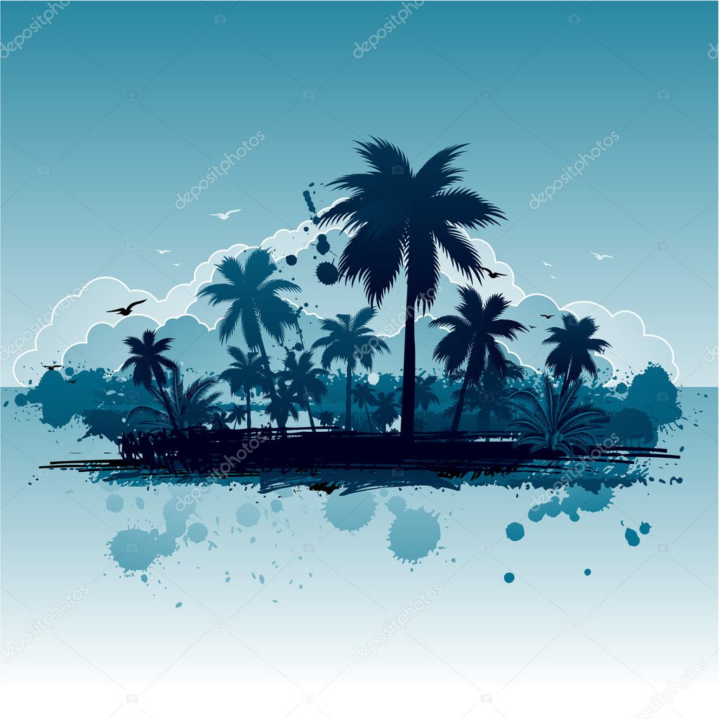 Tropical island
