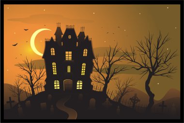 Halloween background clipart