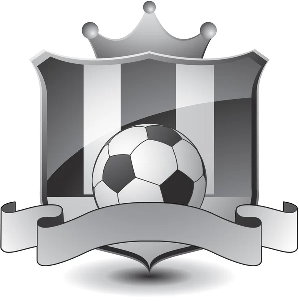 Fotboll emblem — Stock vektor
