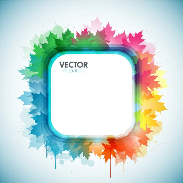 Sezónní dekorativní banner design — Stockový vektor