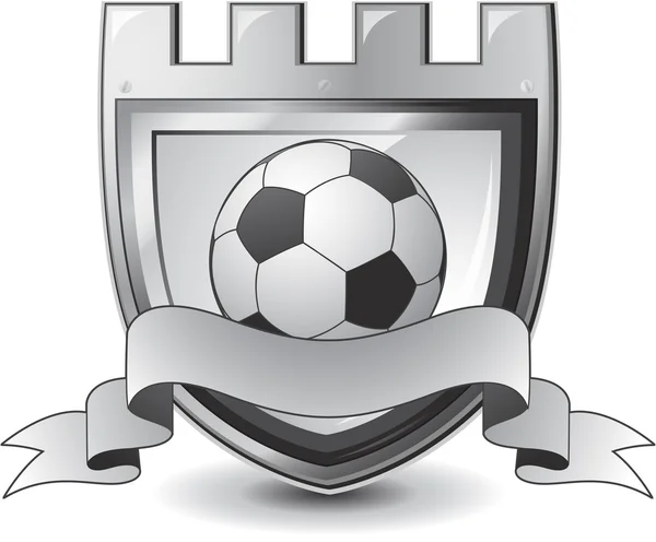 Emblema del calcio — Vettoriale Stock
