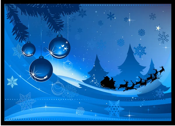 Cabeçalhos de Natal azul —  Vetores de Stock