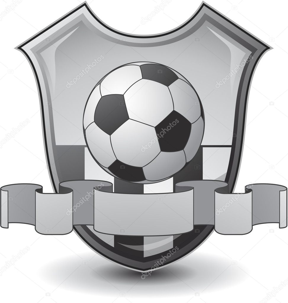 Soccer emblem — Stock Vector © hugolacasse #6425590