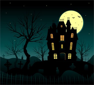 Halloween background clipart