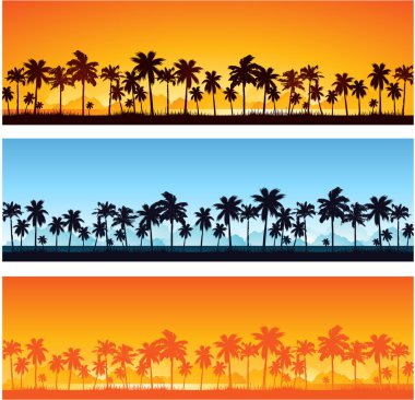 Tropical background clipart