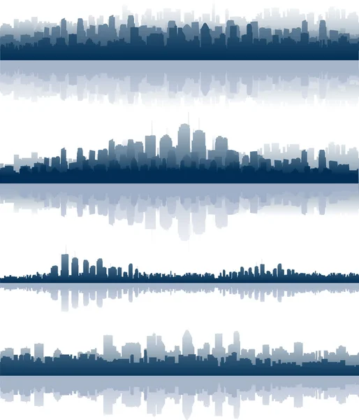 stock vector City skylines background