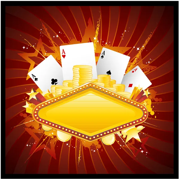 Casino background — Stock Vector