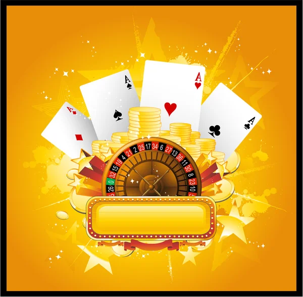 Contexte du casino — Image vectorielle