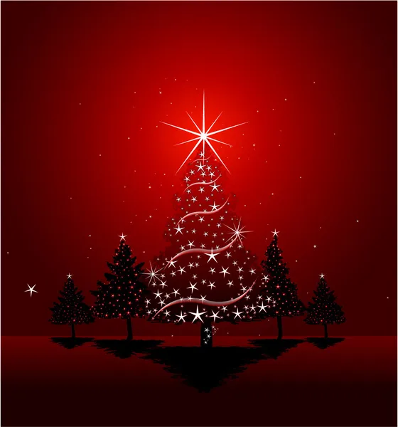 Natal árvore fundo —  Vetores de Stock