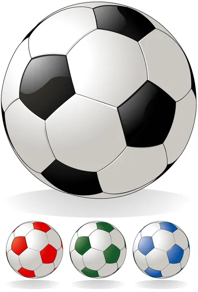 Soccer emblem — Stock Vector